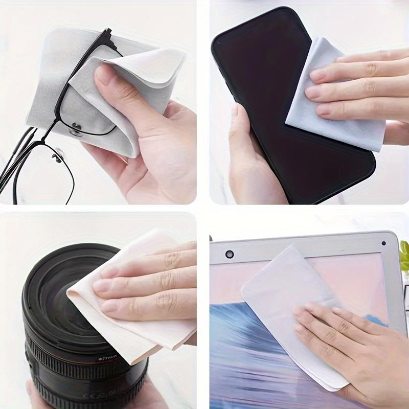3pcs/6pcs Microfiber Cleaning Cloth Set, Ideal for Glasses, Phone Screens, Camera, Laptop, LCD TV, Durable Soft Fabric, Essential Home Care Item