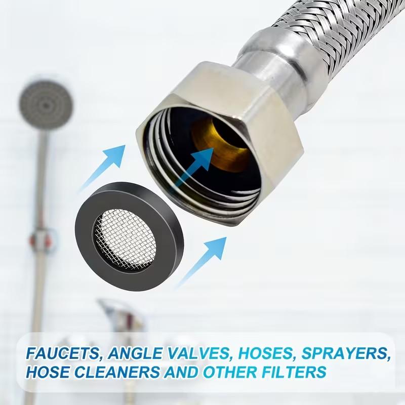 30pcs High-Quality Rubber O-Ring Set, Ideal for Wave Pipes, Shower Hoses, Faucets, Water Heaters, Durable and Non-Slip, Essential Repair Kit