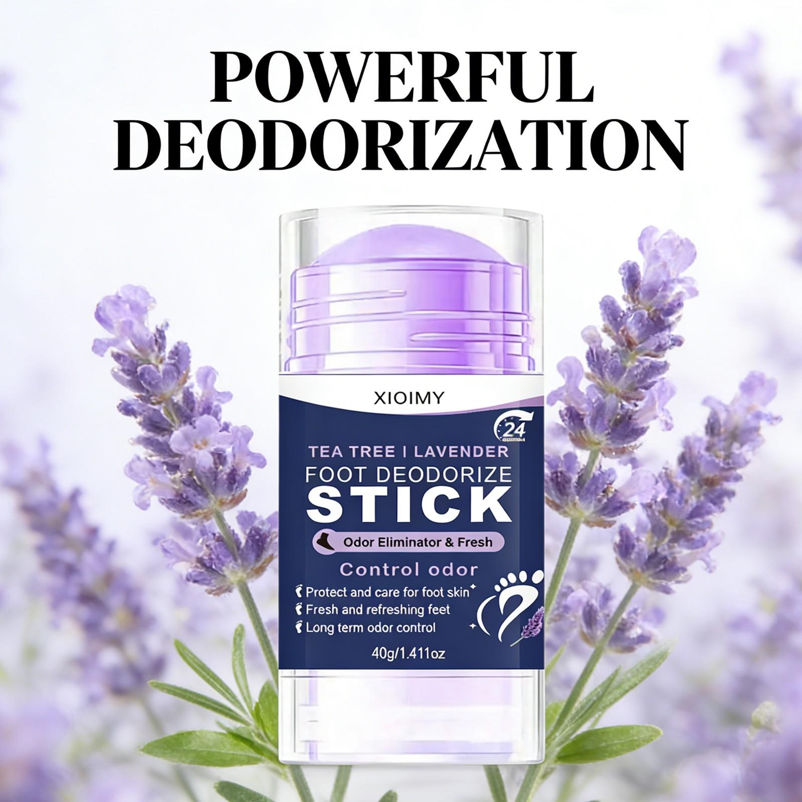 Foot Odor Remover Balm, Foot Odor Eliminator For Feet, Long-Lasting Fresh Scent, Non-Greasy, Mint Fragrance, Unisex, Easy to Use, No Wash Needed, Cleansing & Deodorizing