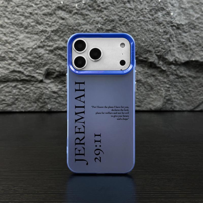 Jeremiah 29:11 IMD Laser Crafted Phone Case, phone case that is resistant to drops and scratches, suitable for iPhone 17 Air 16 15 14 Plus 13 12 11 Pro Max Plus XR XS