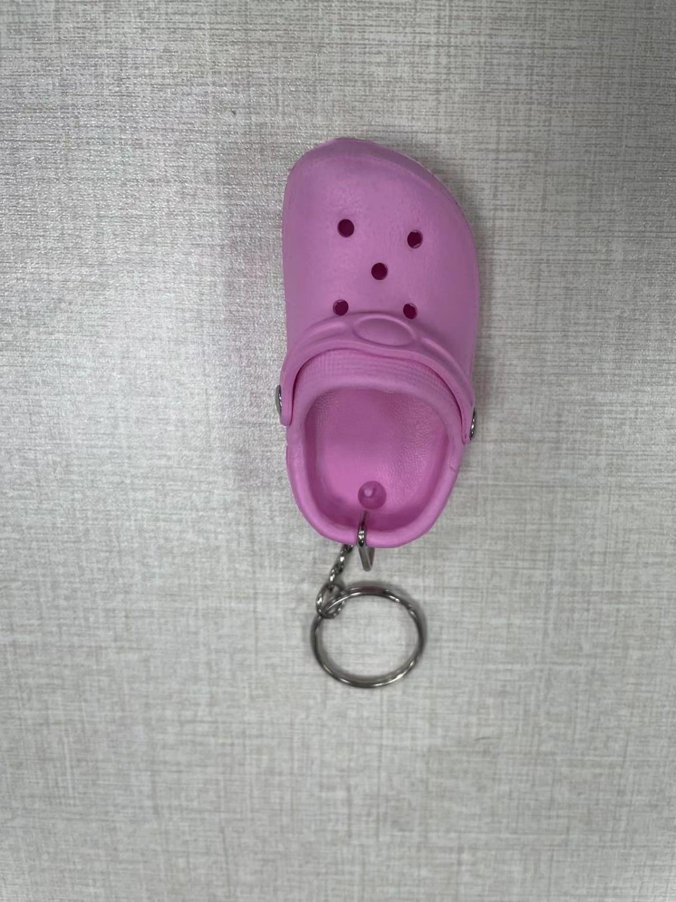 Mini Cute Plastic Sandal Keychain, Fashionable Replica Sandal Key Holder, Daily Outing Wallet Phone Backpack Decorative Pendant