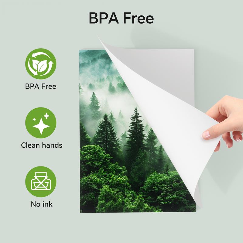 400-1000 Sheets Value Pack Thermal Paper – US Letter 8.5x11"& A4, Compatible with HPRT MT610/MT610 Pro, Portable Thermal Printers – BPA Free