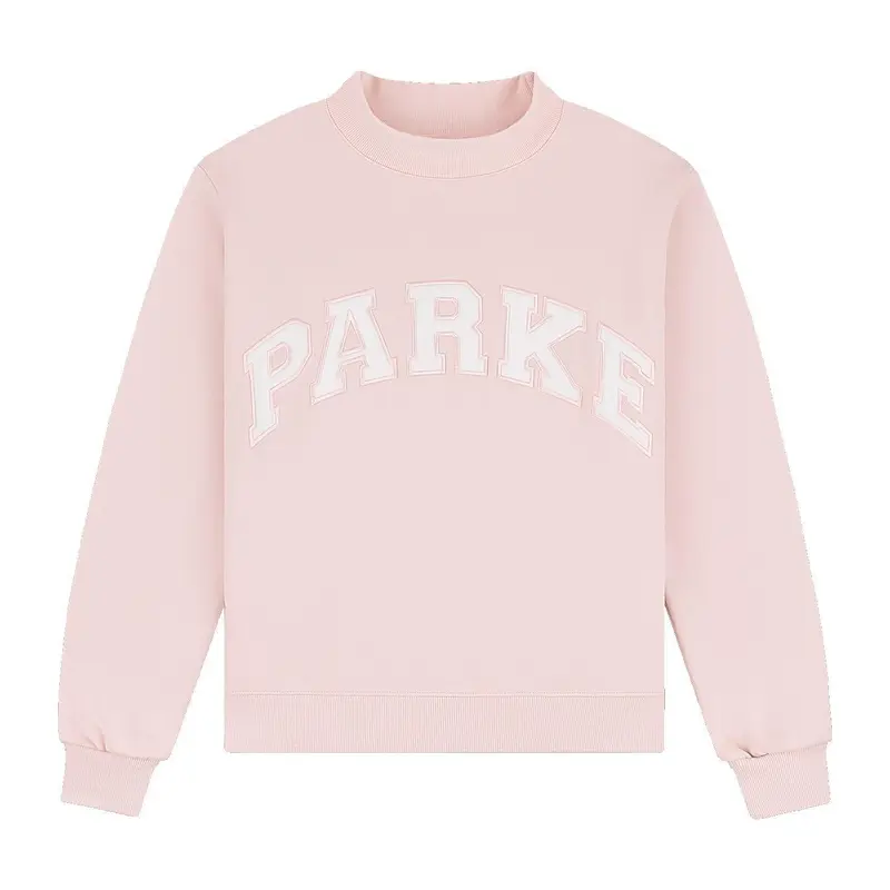 PARKE Women's Varsity Mock Neck Sports Outerwear, Rose Color - PARKE ...