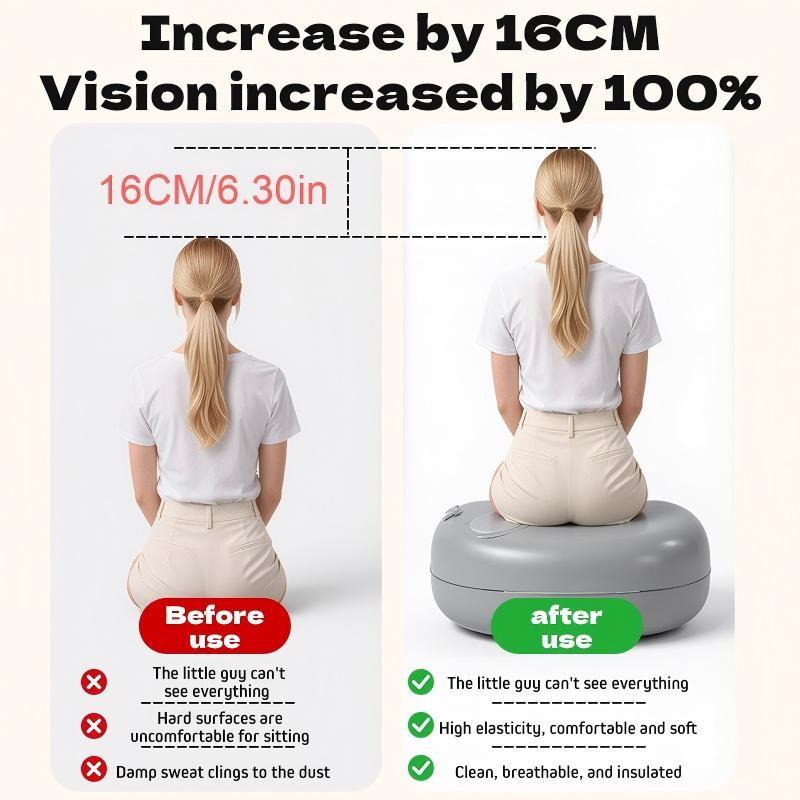 Portable Outdoor Inflatable Pad, Press-Inflate Foldable Music Festival Chair, Thick Material, Concert Beach Lawn Pad