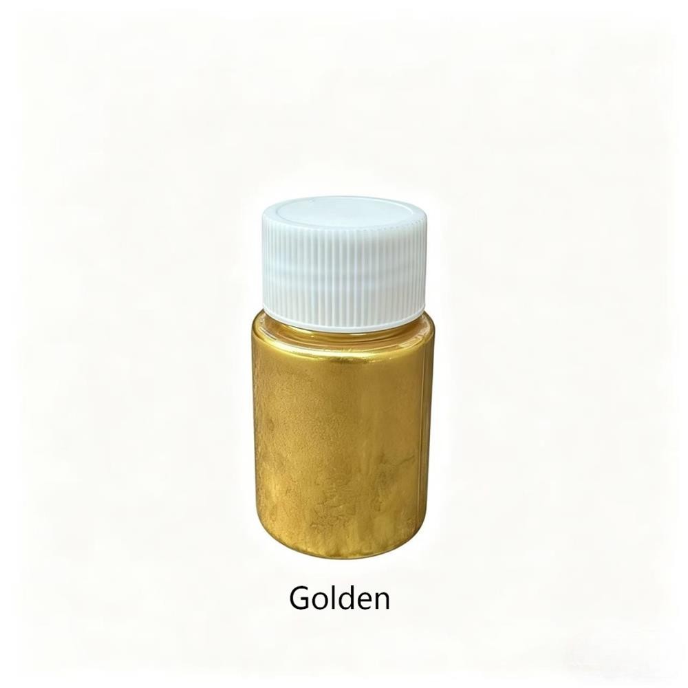 Gold Mica Powder Metal Resin Dye Candle Soap Clay Nail Art DIY Craft, 10ML, Perfect for Creative Projects, Enhance Your Crafts
