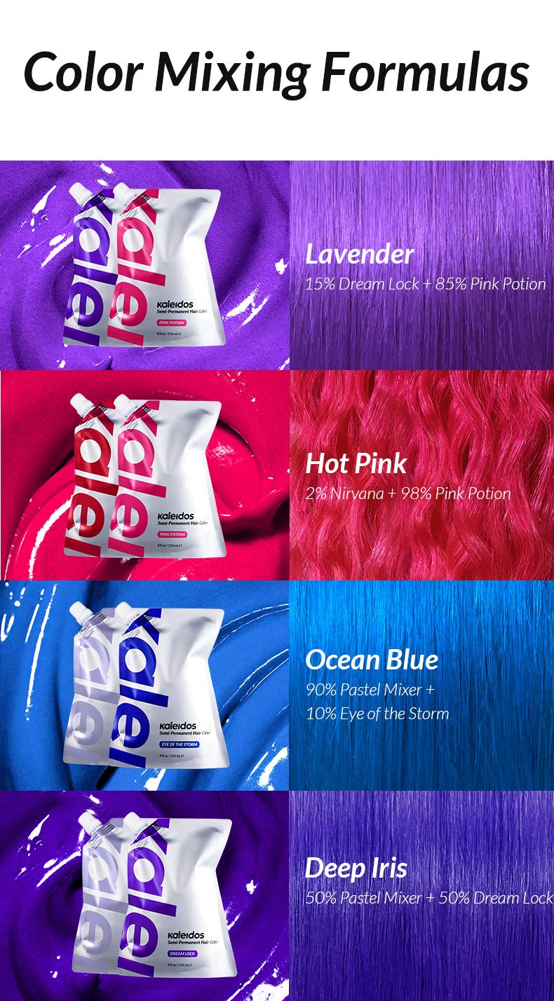 Kaleidos Semi-Permanent Hair Color / 8 fl oz, Haircare & Styling, High Impact, Hair-Rejuvenating, Hydrates & Strengthens