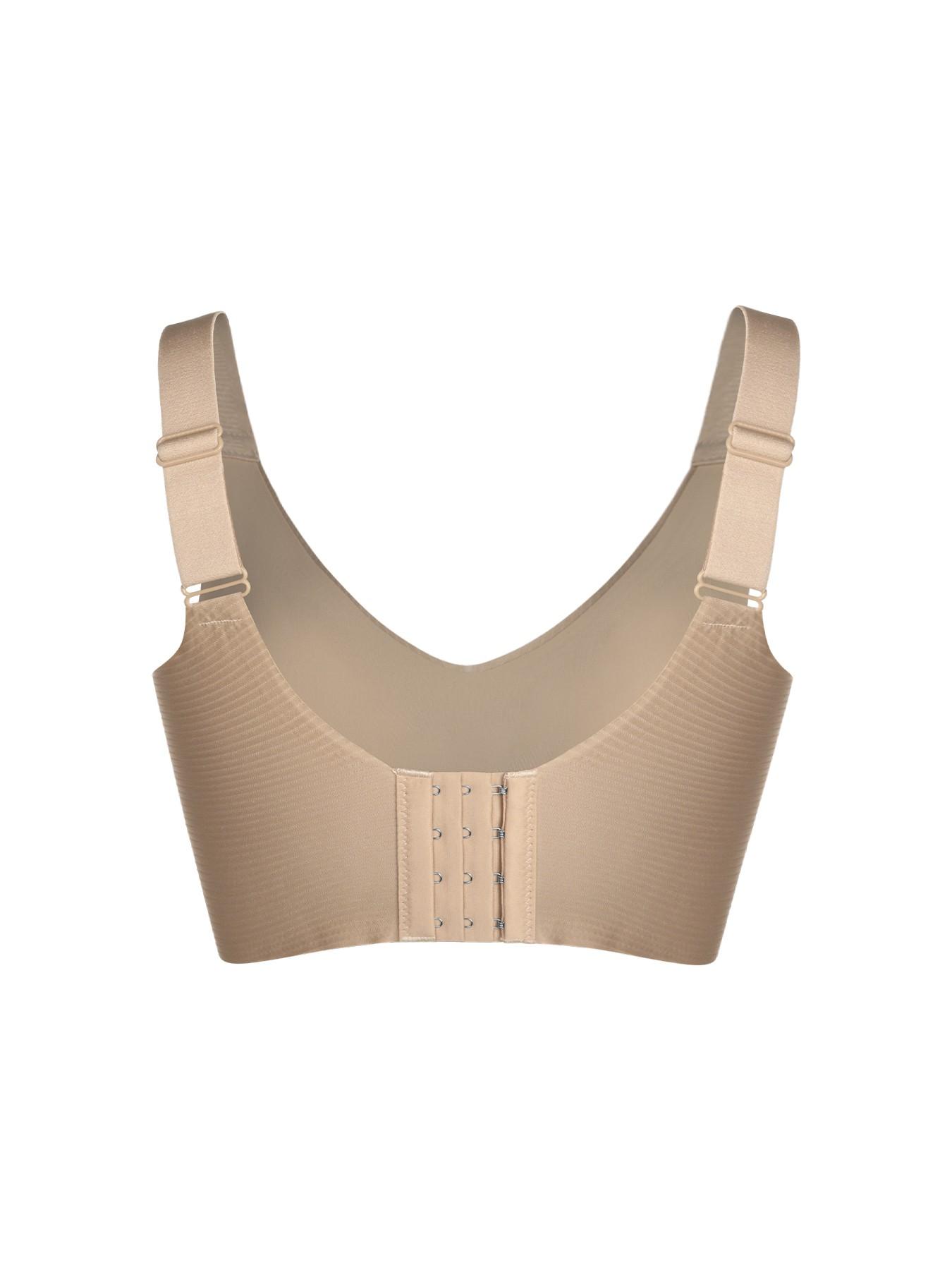 Women's Bra Set, Back Tie Design, Adjustable Fit, Push-Up Function, Seamless, Wire-Free Comfort, Ideal for Daily Wear