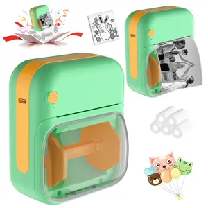 Portable Bluetooth Thermal Label Printer Sticker Printer Mini Sticker Printer Mini Label Printer Perfect for Memos Journals Receipts and Shipping Labels DIY Scrapbooking Travel Notes Ideal Childrens Christmas Birthday Gift Thanksgiving Present