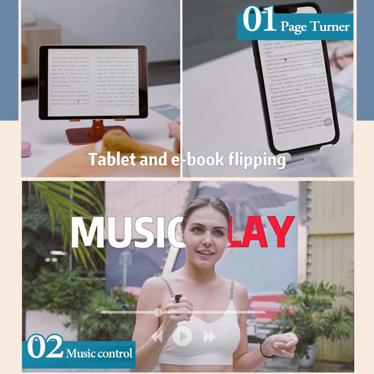 [NEW COLOR] Xring Scrolling Ring Remote Control Scroller Page Turner,Bluetooth Selfie & Video Recording Remote,Music Control for iPhone,iPad,Android,Smartphone