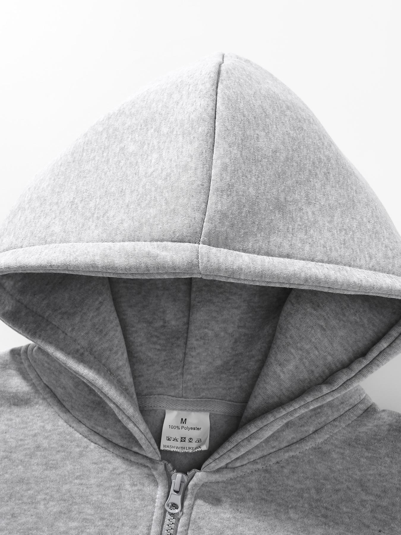 Men's Fleece-Lined Athletic Half-Zip Hoodie - Fitted, Plain Color, Basic Style, Warm & Comfortable for Daily Wear, Street Casual & Outdoor Activities， Unisex Fleece Casual Sweatshirt ，Men's Upper Body Sweater