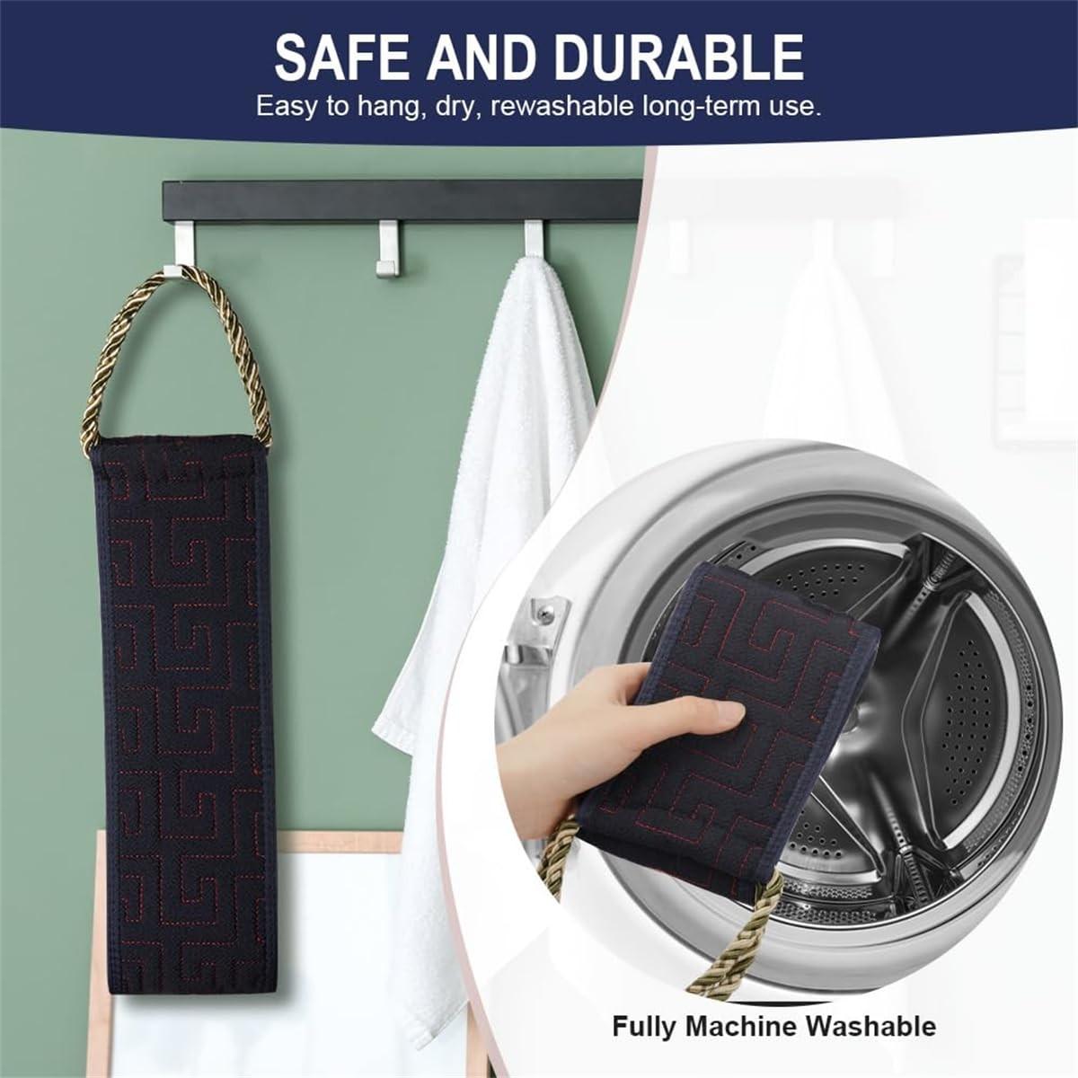 Shower Exfoliating Back Brush, 34 Inch (86.3 Cm) Back Cleaning Brush with Handle, Dual-Sided Body Exfoliation Tool, Suitable for Men and Women