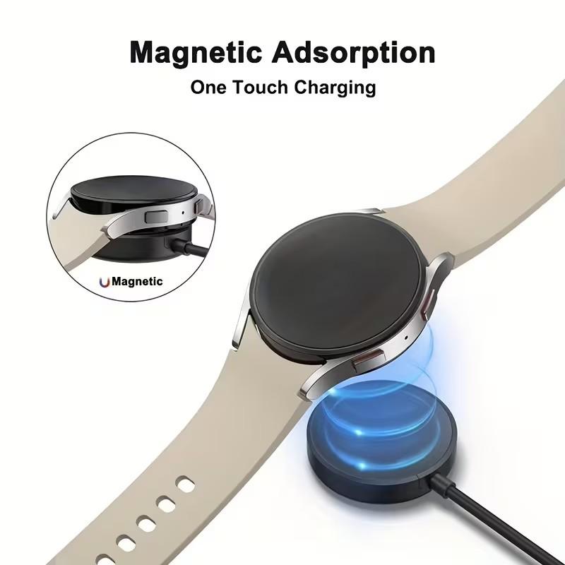 Type C Charger for Galaxy Watch Ultra/7/6/5/4/3, Active 1/2, 6 Classic, Magnetic Charging Cable, No Battery Included