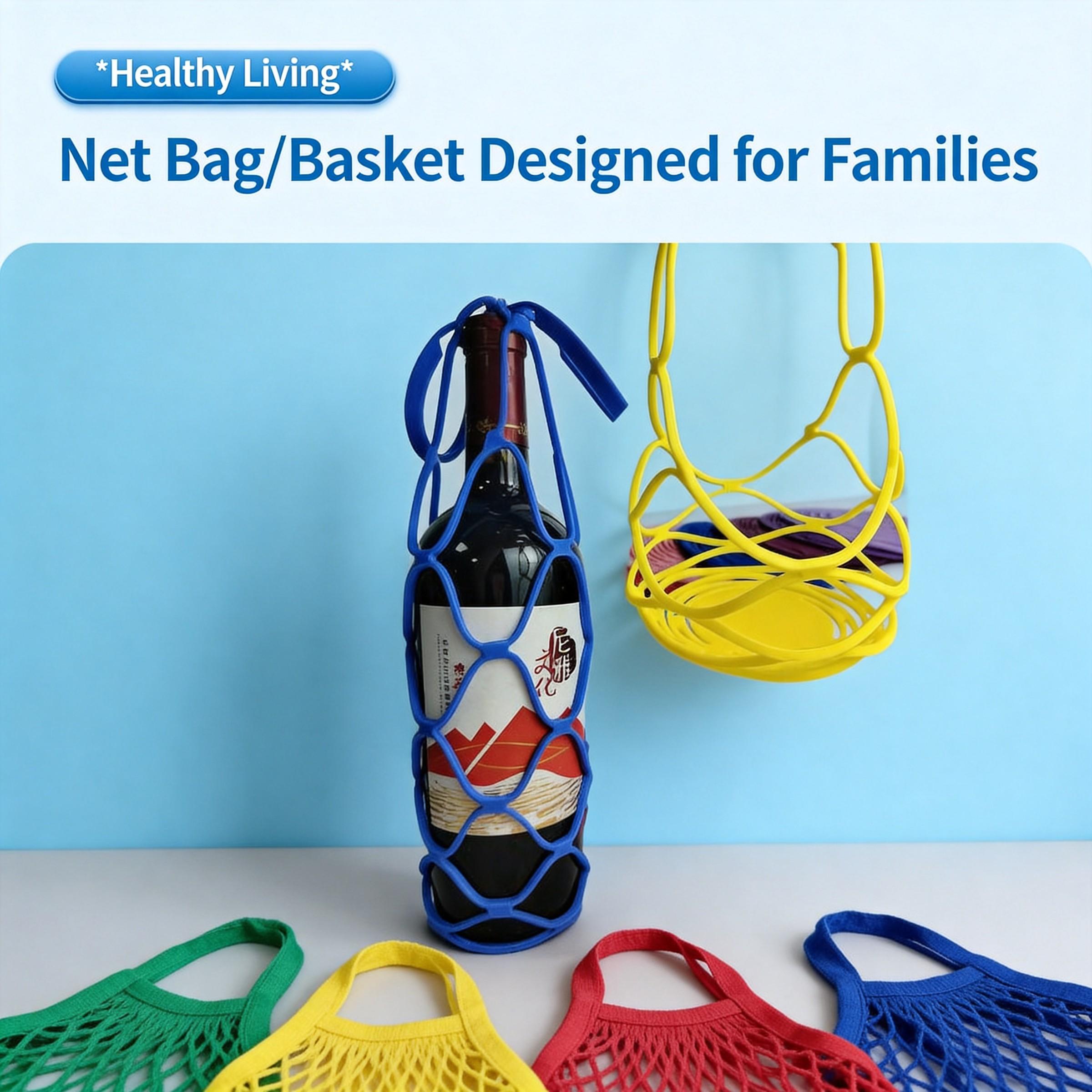 Foldable Portable Wine Bag, Tea Canister Silicone Storage Bag, Breathable Mesh Pouch, Insulation Pad, Convenient Organizer