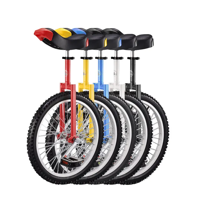 Multi-Size Unicycle for Kids & Adults| 16/18/20/24 Inch| Adjustable Seat & Pedals| Perfect for Fitness, Commute & Street Performance