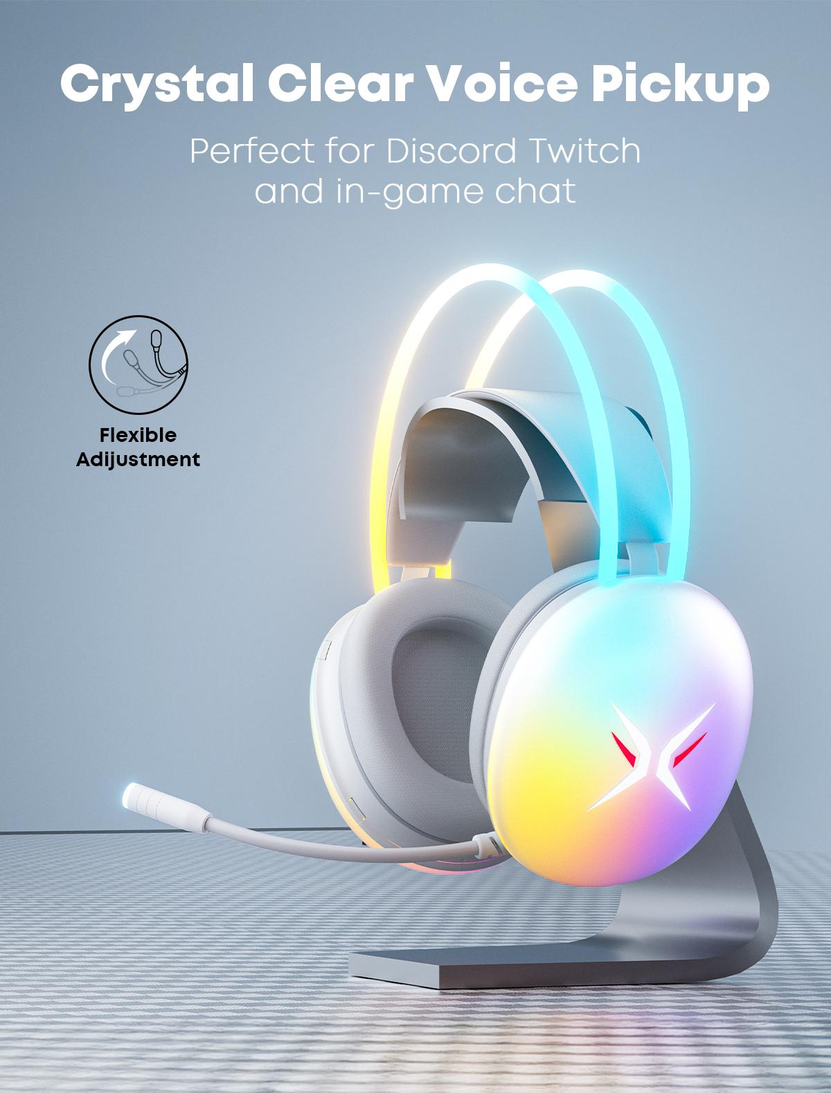 TAGRY TRONICX G7 Wired PC Gaming Headset with 50mm Driver, ENC Microphone, USB Headset with 7.1 Surround Sound, Control Box for PC/PS5/PS4/Switch Dock