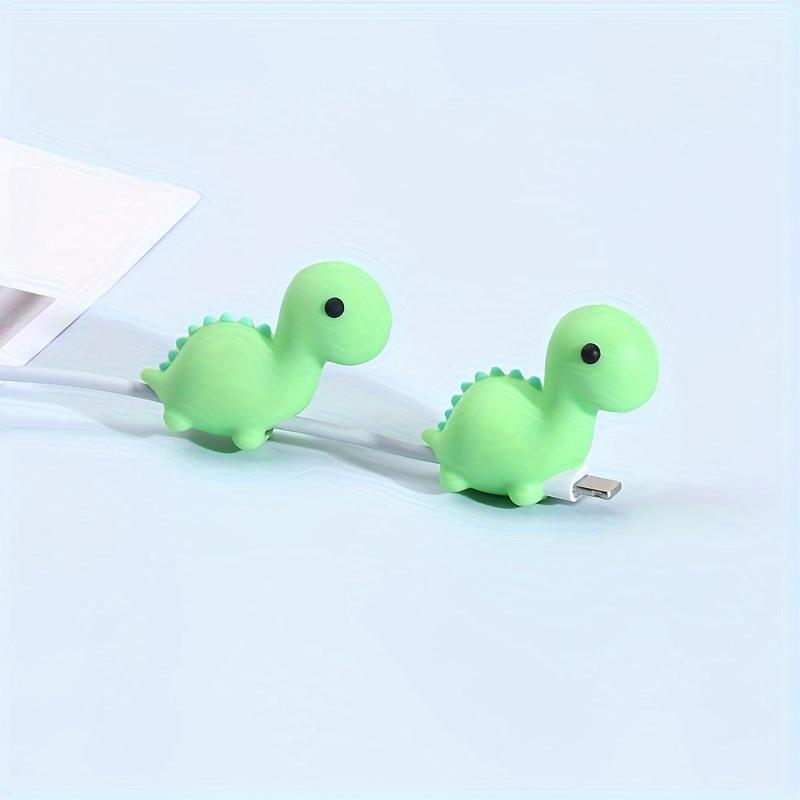 2-Pack Cartoon Silicone Cap for iPhone Data Cable Interface, Anti-Break Protector for iPhone Users