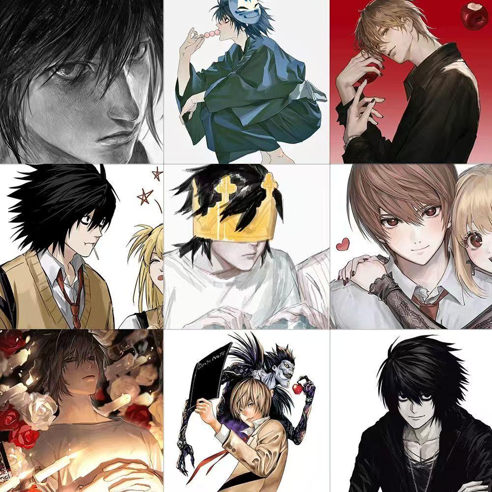 Death Note Anime Character Stickers Set, 54 Pieces for Cars Water Cups ...