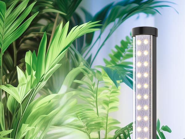 Barrina T10 Standing Grow Light 4FT, 42W, 5000K, Full Spectrum, Vertical LED Plant Light, Wide Coverage, with On/Off Switch and Tripod Floor Stand