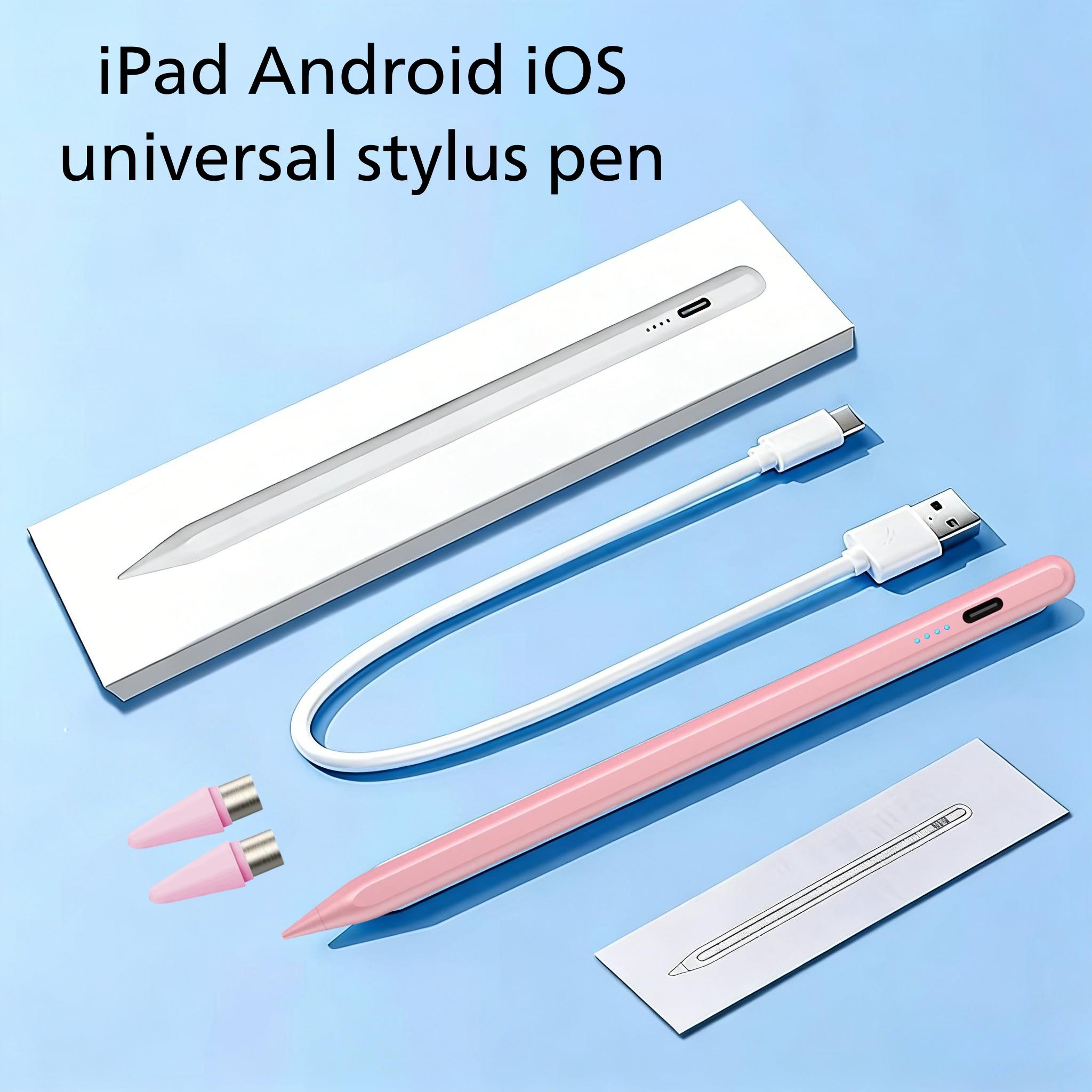 Touchscreen Stylus Pen Compatible with iPhone iPad Android Tablets, Universal Fine Tip Magnetic Adsorption, Lithium Battery