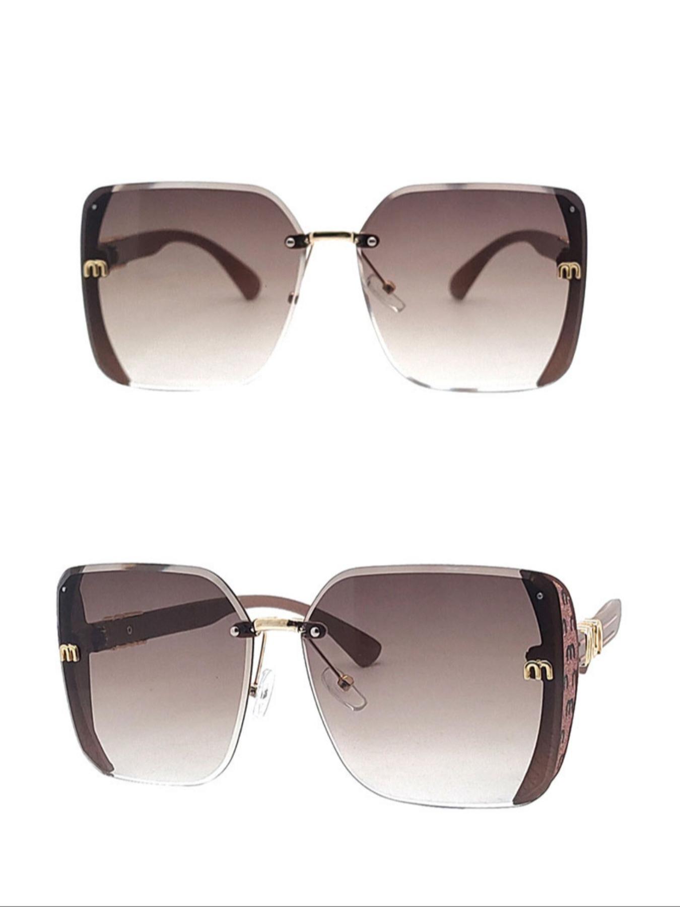 Women's Square Pattern Decorative Mirror, Casual Versatile Design, Perfect for Travel and Vacation, Ladies Flat Mirror, Stylish Glasses