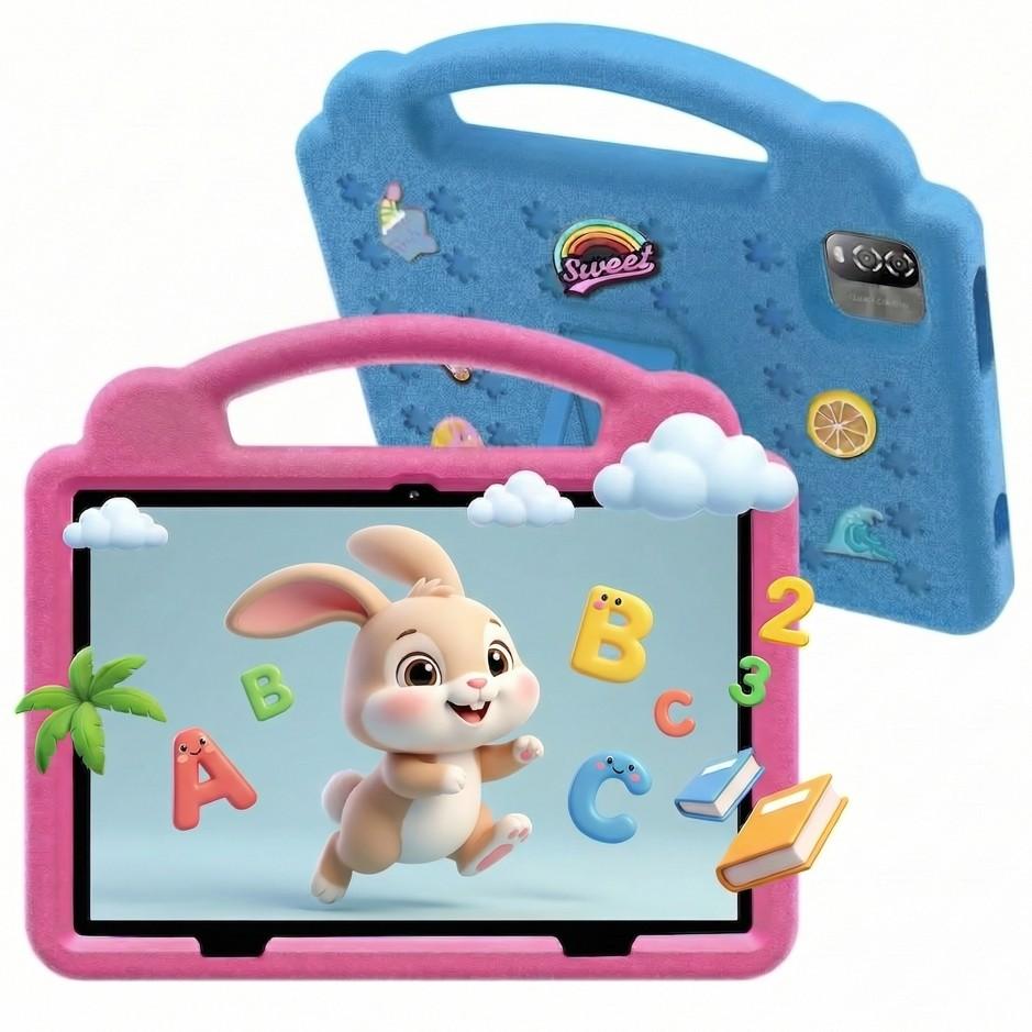 Toddler Tablet 10.1" WiFi Android Kids Learning Tablet, Parental Lock, Educational Apps, Kid-Proof Case with Handle, Q88 Model