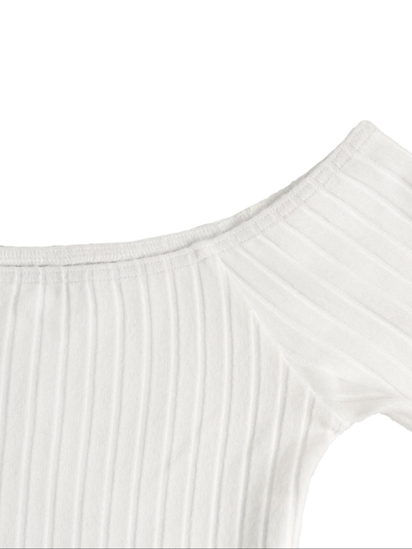 2PCS Fashion casual Fitted women's contrasting neck hanging solid color top two-piece set