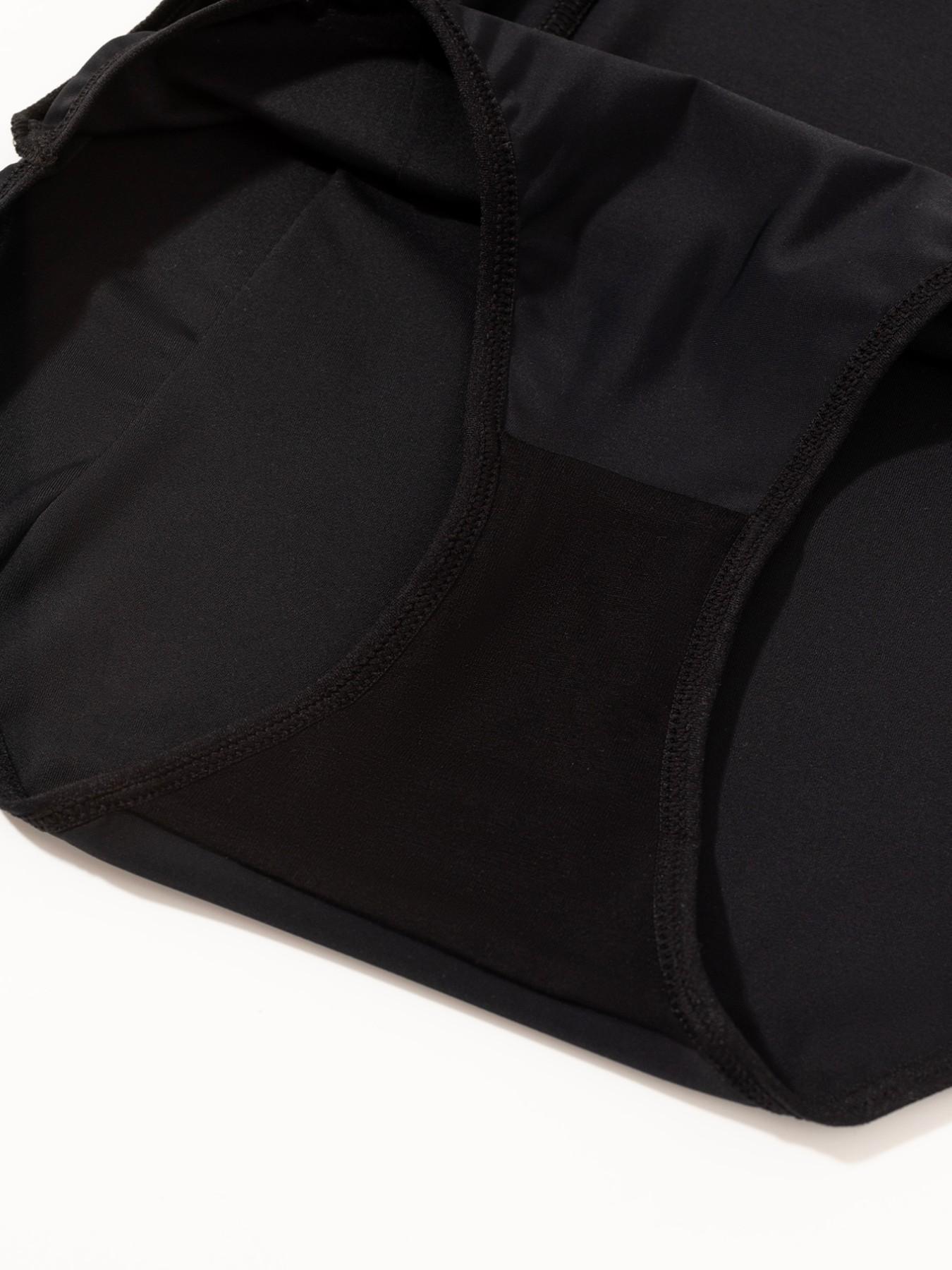 Women's Deep V Adjustable Thin-Strap No-Pad Waist-Slimming Push-Up Buttock-Lifting Shapewear Bodysuit – Thong Design – Black – Sizes S-XL – Suitable for Layering/Daily/Commute & More Scenarios