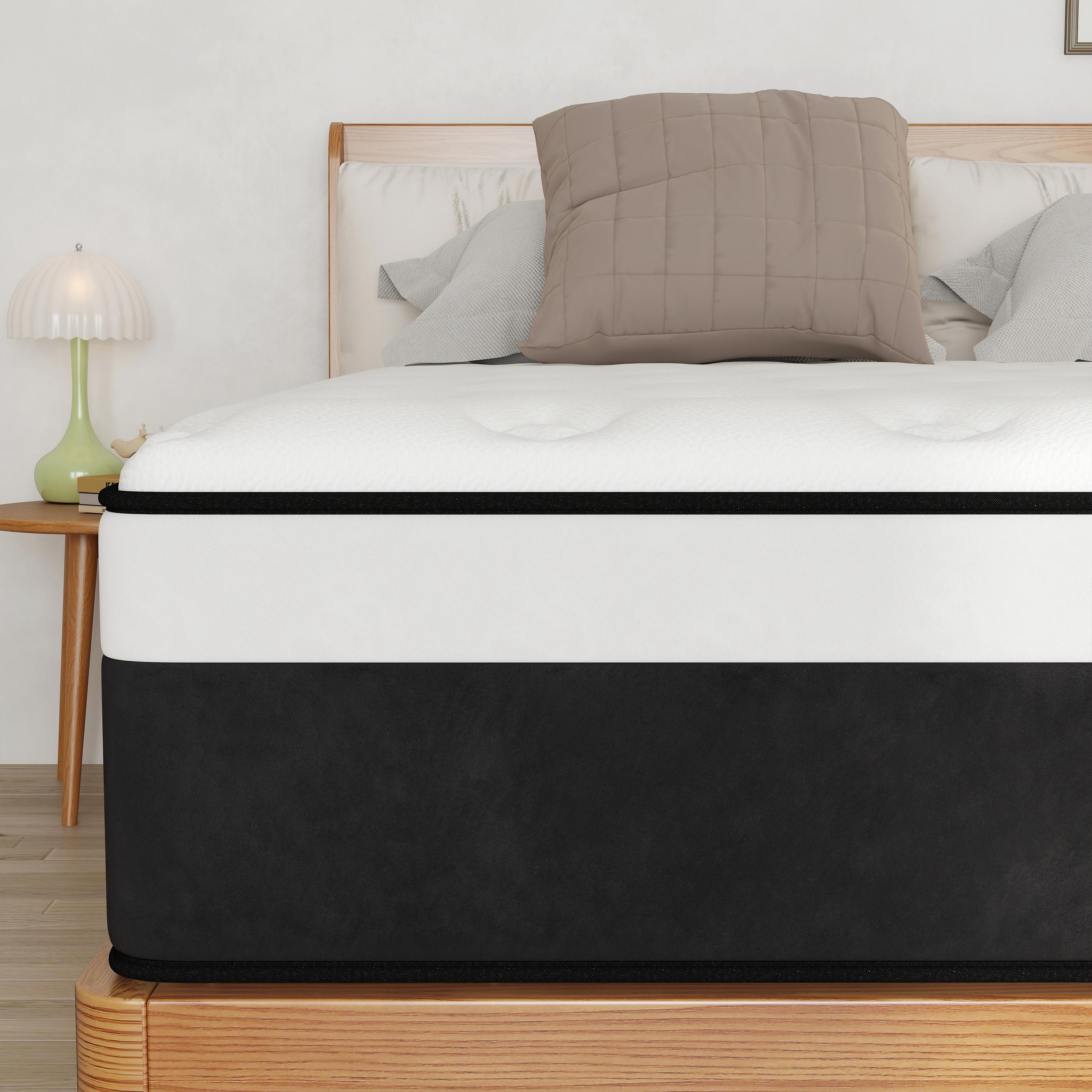 Hibrid mattress 12,14 Inch Queen Mattress King, Twin, Full Mattress, Equipped with Individually Wrapped Pocket Springs in a Box.