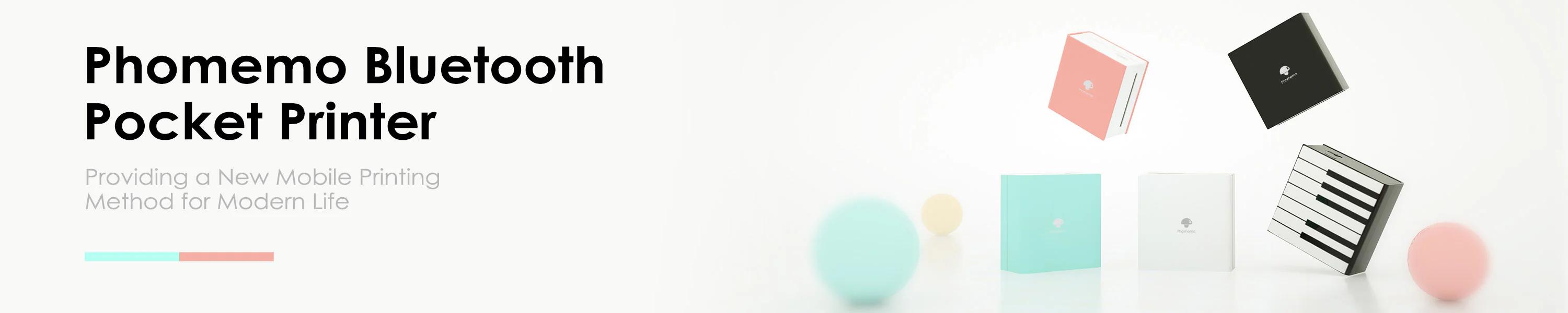 Phomemo M02 Mini Sticker Printer – Portable Inkless Thermal Printer for DIY Crafts, Journals, Photos, Study Notes & Labels – Ideal for Home, School & Travel