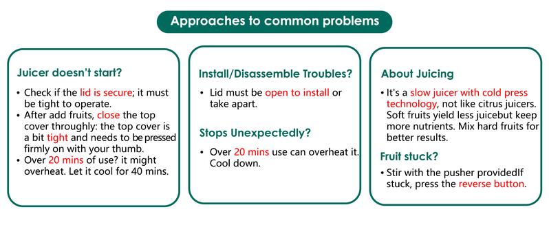 Fretta Cold Press Juicer Machine, 4.25" Large Feed Chute, Compact Juicer Machines for Fruits & Vegetables, Sleek Design Personal Size Tritan BPA-Free