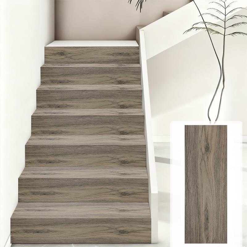 30 Pcs Glossy PVC Self-Adhesive Wood Grain Floor Stickers, Durable Waterproof and Oil-Proof Flooring Patchwork for Universal Home Use