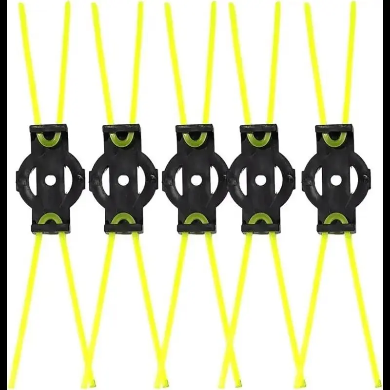 Universal Trimmer Head with Wear-Resistant Cutting String, Quick Replacement Weed Eater Head, Fit Most Electric/gas String Trimmers for Lawn Care