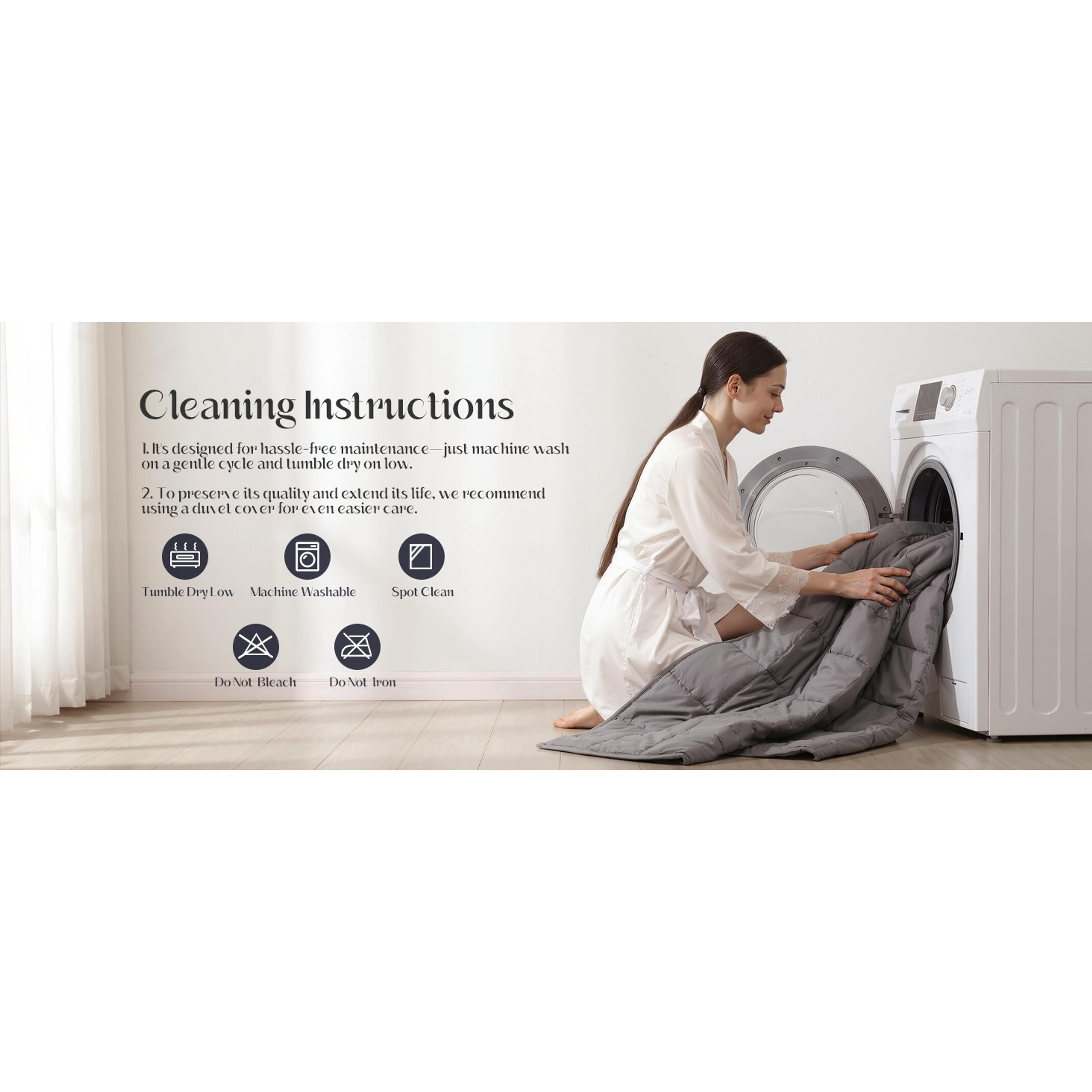 Weighted Blanket 10 lbs Twin Size 48"x72" Grey - Soft Cooling Heavy Blanket for Sleeping, Breathable All Season Comfort with Premium Glass Beads, Machine Washable Weighted Blanket 10 lbs Twin Size 48"x72" Grey - Soft Cooling Heavy Blanket for Sleeping, Breathable All Season Comfort with Premium Glass Beads, Machine Washable