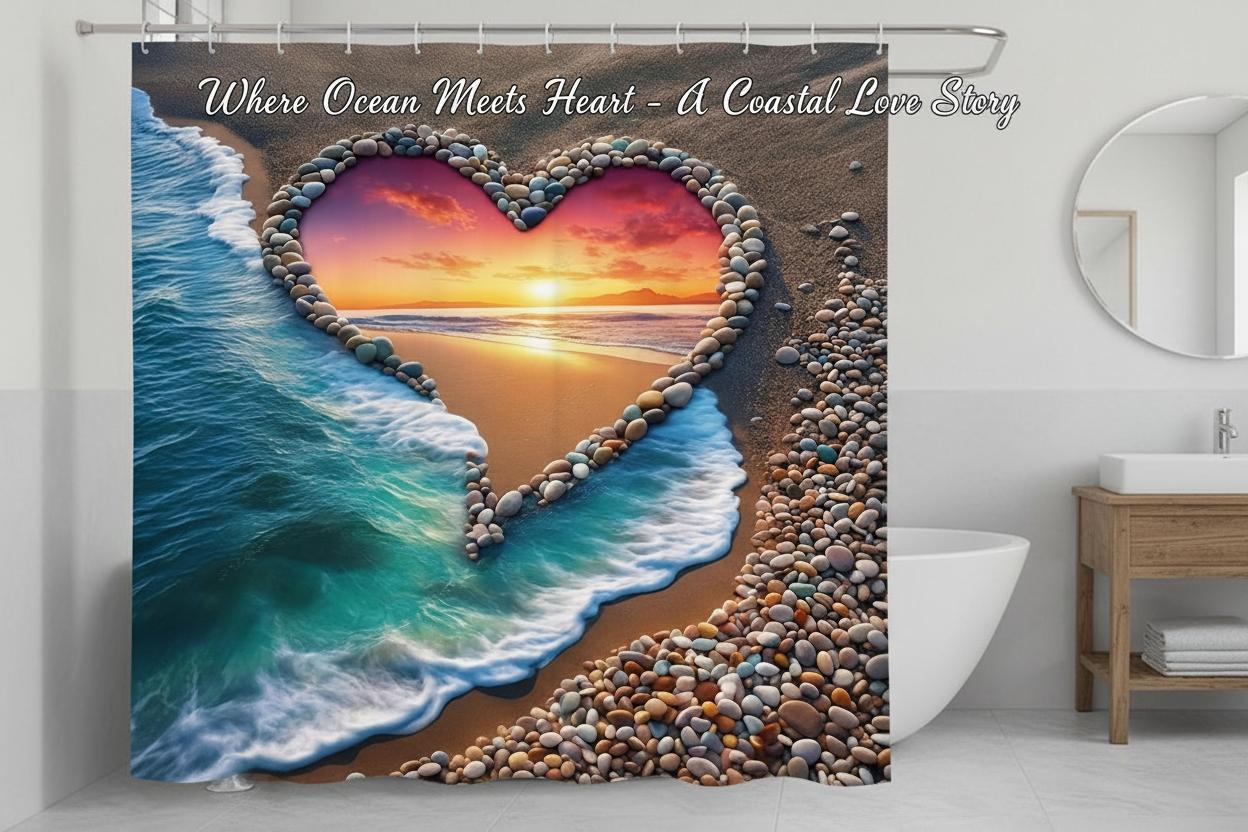 Vincent Van Gogh Starry Night Sunflower Bathroom Curtain, Retro Artistic Bath Decor, Soft Polyester, Home Hotel Bathroom Decoration