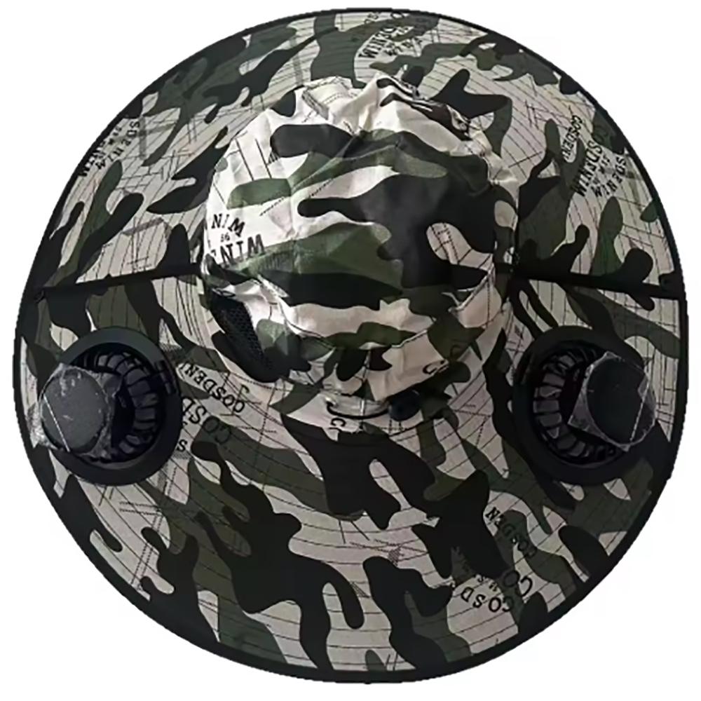 Solar Fan Hat, Hat with Solar Fans Built in，With2PCS Rechargeable Cooling Fan, Suitable for Outdoor Fishing, Camping