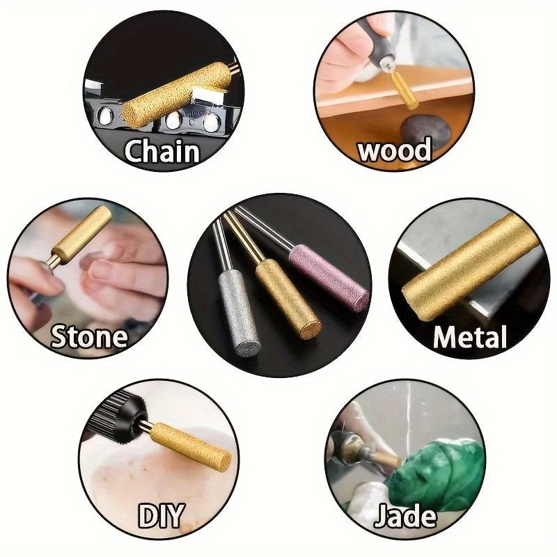 10-Piece Chainsaw Sharpening Stone File Set - Professional Chain Carving Grinding Tools, Durable & Portable Essential for Woodworking Repairs