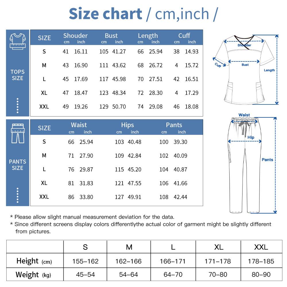 Staff Uniform Sets Hotel Work Wear Medical Scrubs Beauty Salon Front Desk Uniform Tops And Pants