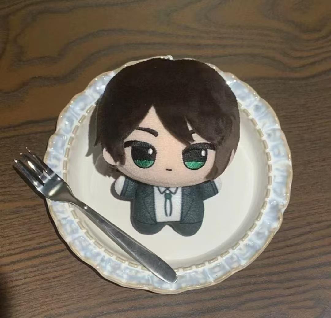 10cm Anime Levi Ackerman Cosplay Plush Doll Pendant Attack On Titan Eren Stuffed Plush Toy Fans Desk Decoration Birthday Gif