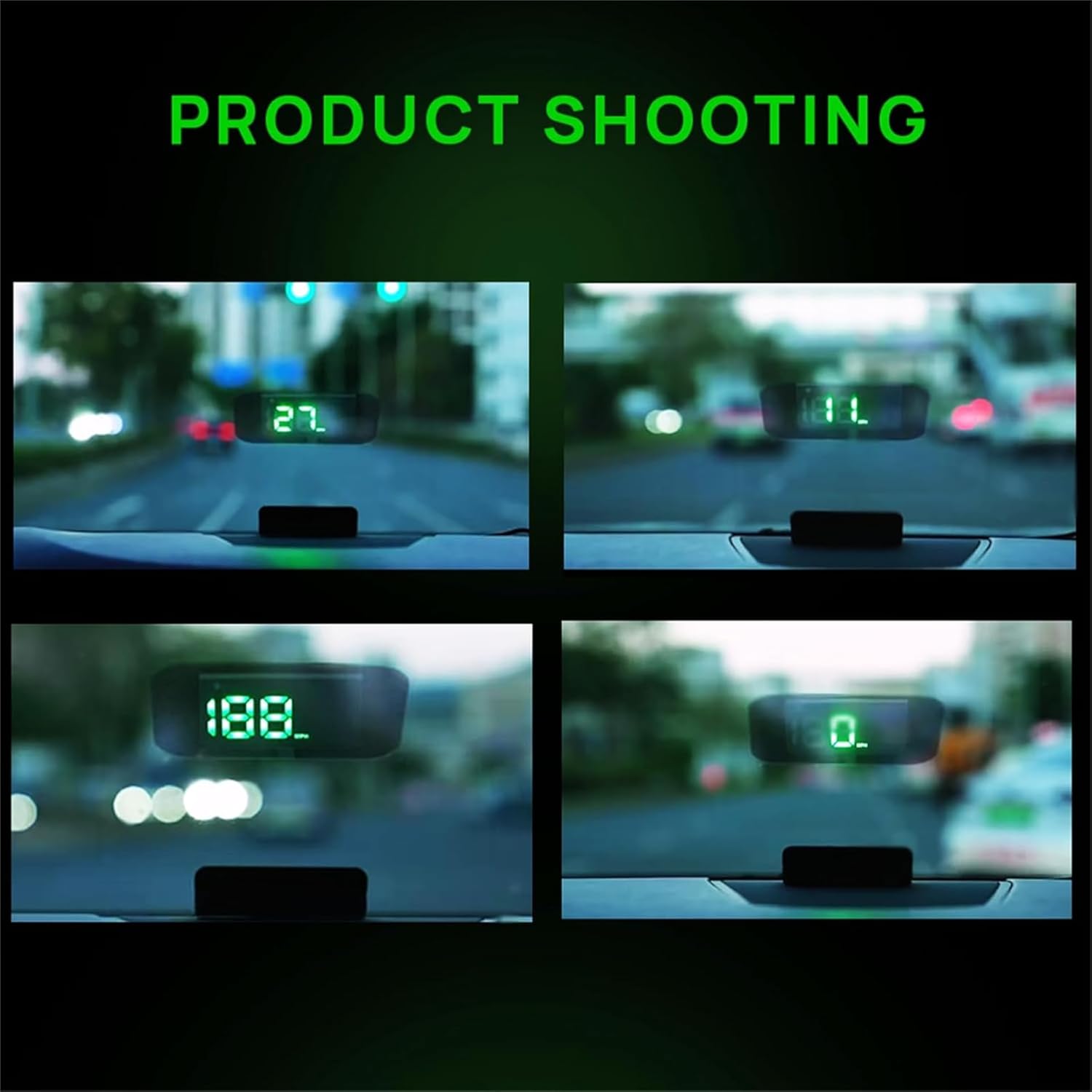 KUOWEIHUD K1 Car Head Up Display (HUD) GPS Digital Speedometer, Odometer (MPH) for Cars, Trucks, Motorcycles Automotive Electronics Accessory,Digital Head Up Display Speedometer detail 7