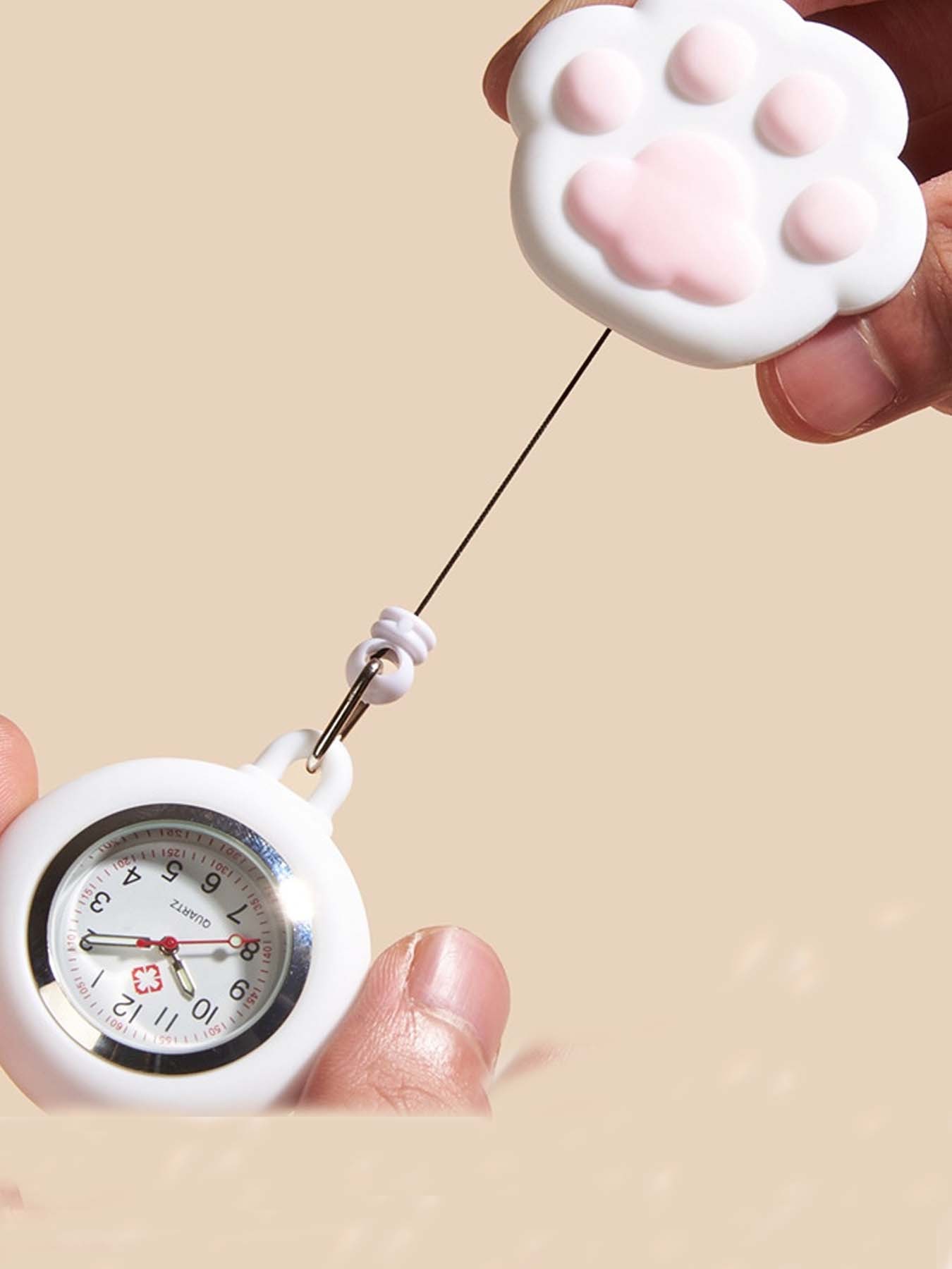 Nurse Watch, Large Easy-Read Dial, Adjustable Strap, Pocket Watch Essential for Nurses, Comfortable and Practical Design