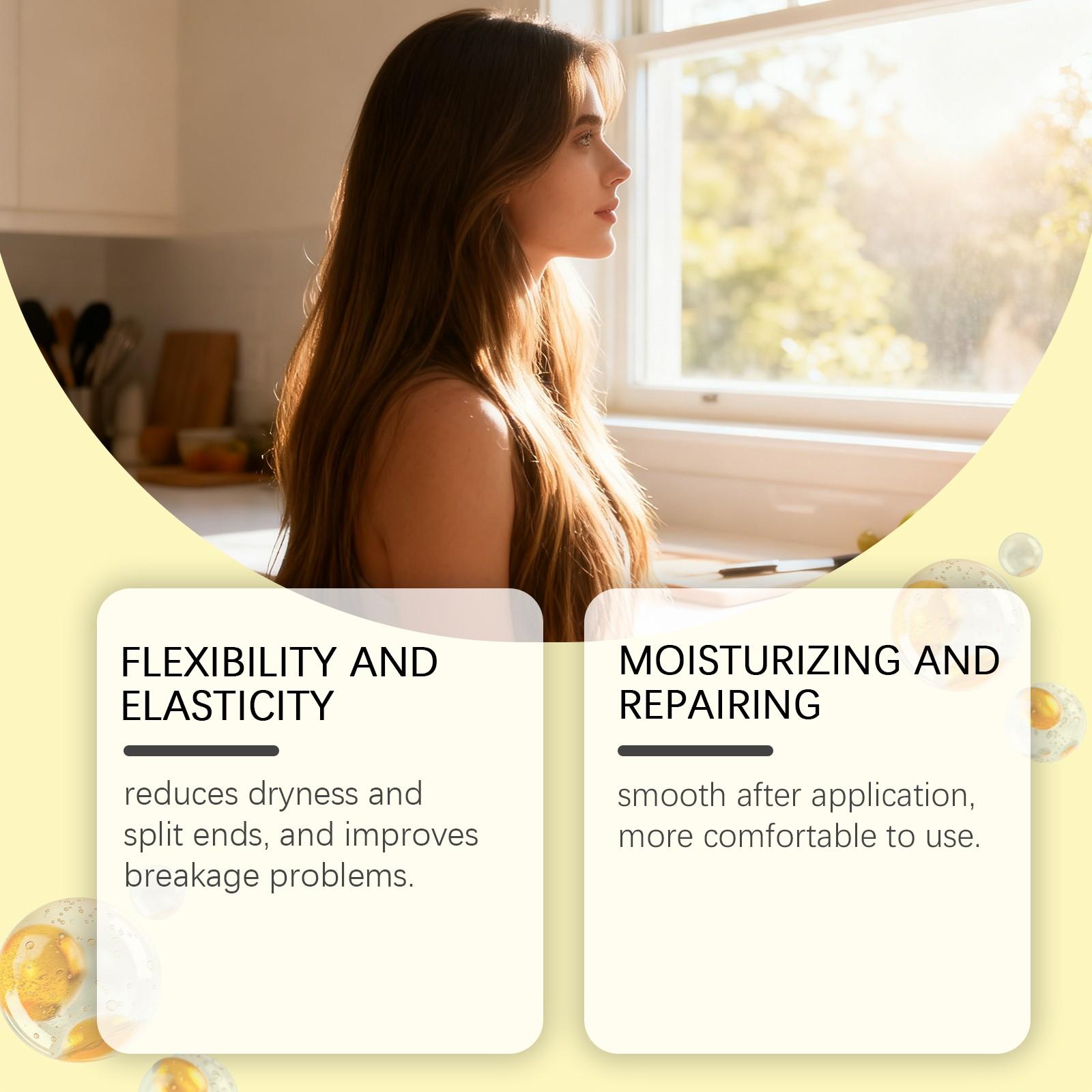 Smooth Hair Conditioner, Gentle Daily Care for Dry and Frizzy Hair, Moisturizing and Nourishing Formula, Soft and Silky Finish