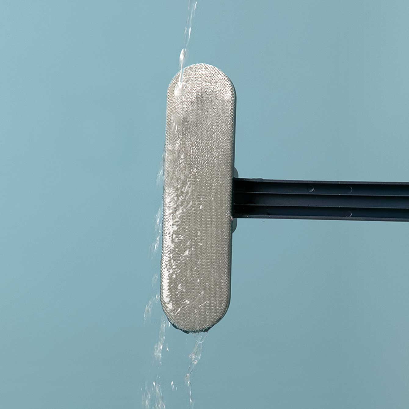 1 long handle plastic material multifunctional window screen brush, wet and dry glass cleaning brush, dust removal brush, sofa and carpet brush, pet hair cleaning tool, suitable for cleaning bedroom and living room doors and windows, reusable