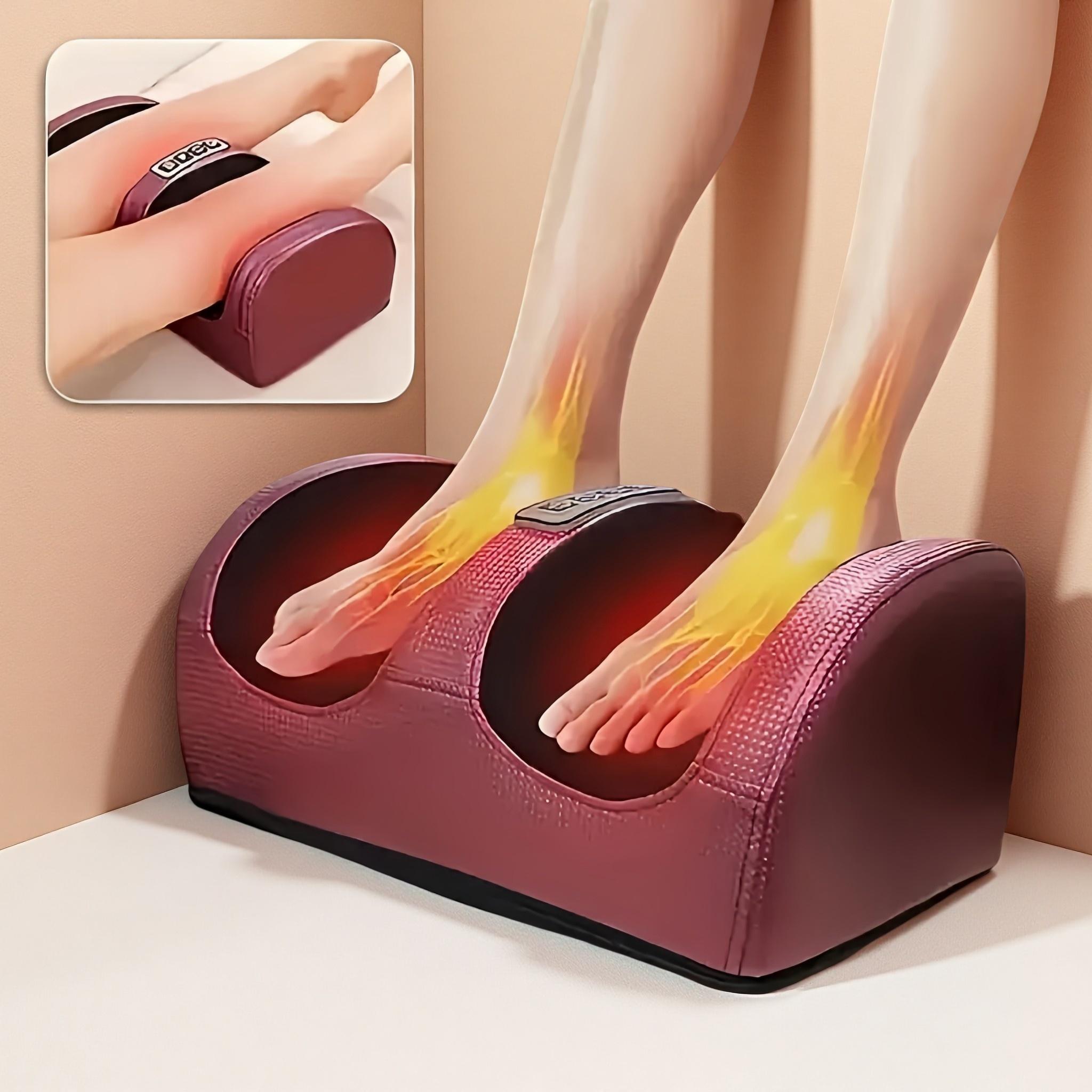 Personal massager, foot massager, foot massager, heated foot massager - Father's Day gift, Mother's Day gift, black and red detail 1