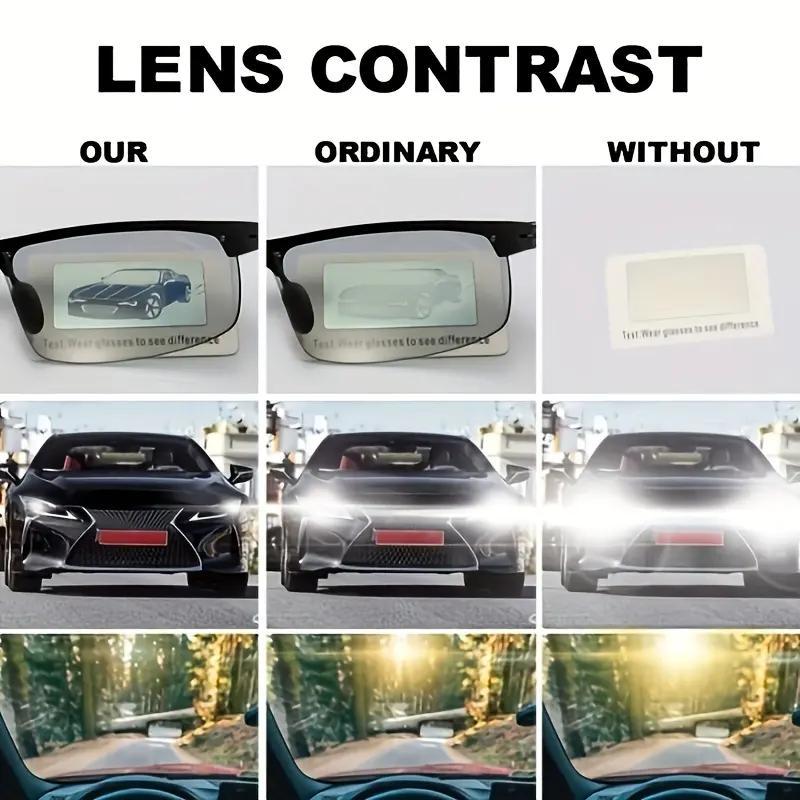 Fashionable Color Changing Glasses With Metal Frame And Color Changing Lenses, Perfect For Outdoor Activities, Vacations, Travel, Fishing, Photography Accessories For Men And Women Polarized Driving