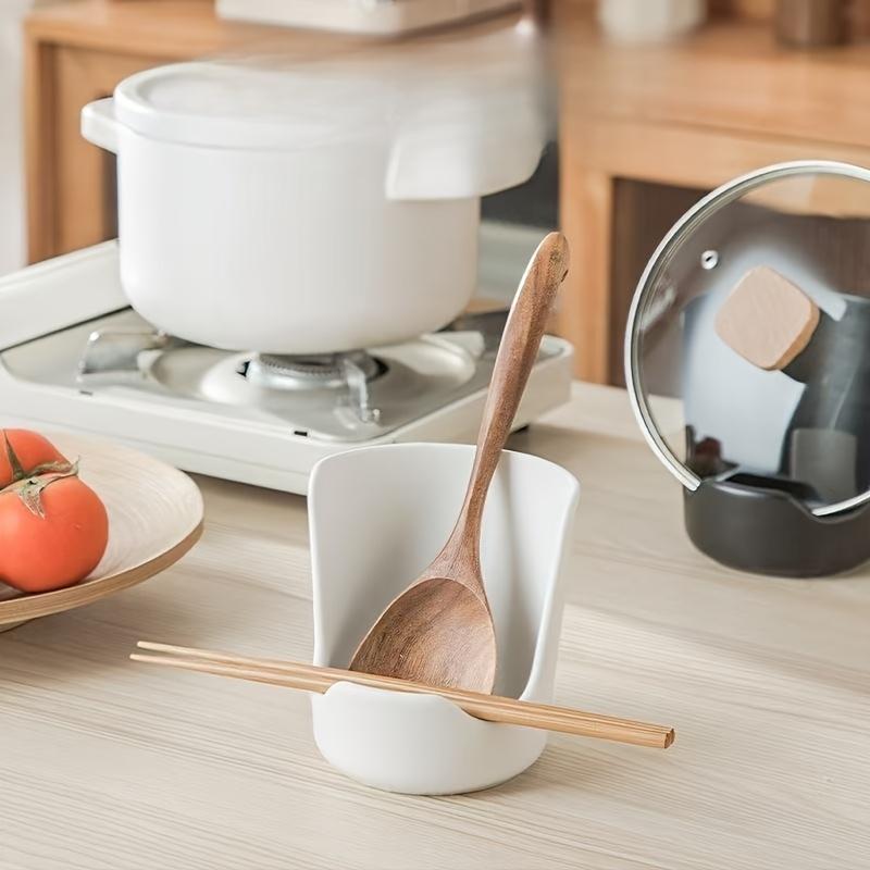 Countertop drain pot lid rack, kitchen spoon storage rack, thick cutting board storage rack