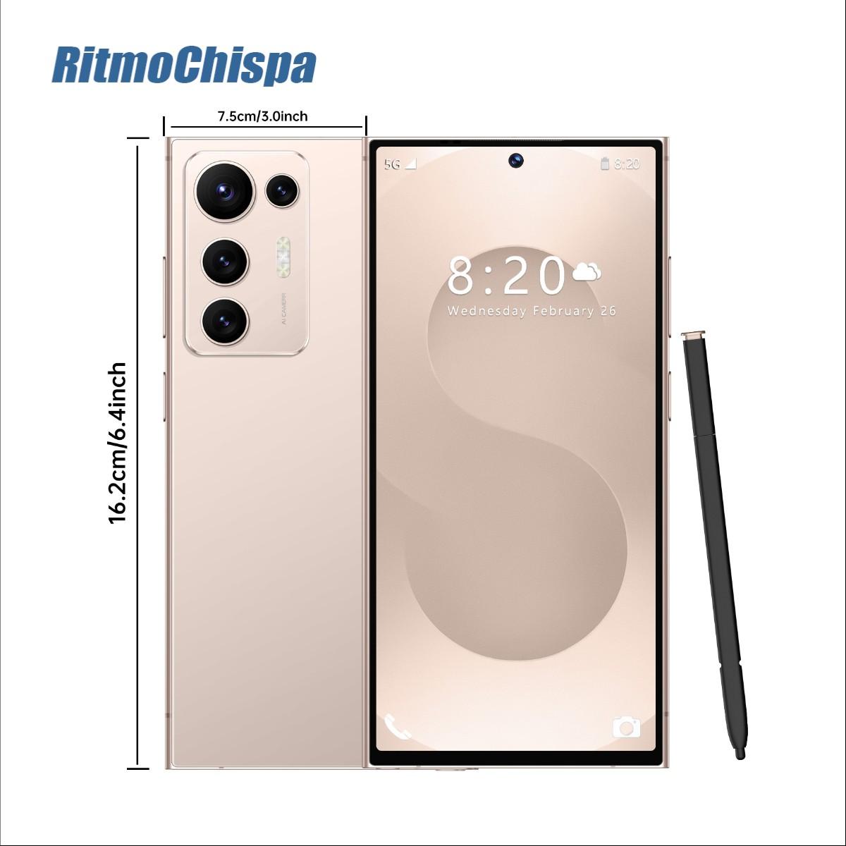 6.6-inch large screen Android phone, 4GB RAM + 64GB ROM, 5MP+16MP cameras, 4G network, dual SIM card support