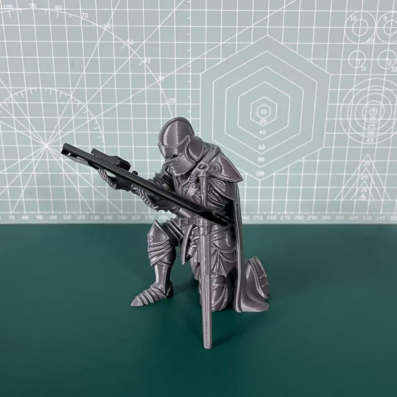 3D Printed Samurai Pen Holder, Office Desk Organizer, Medieval Knight Style, Creative Gift, Handcrafted Desktop Decor, Practical and Stylish