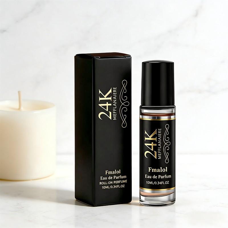 Fmalol24k Selected 10ML Rollerball Perfume, Attractive Scent, Compact and Portable, Perfect for Dates, Parties, and Various Occasions
