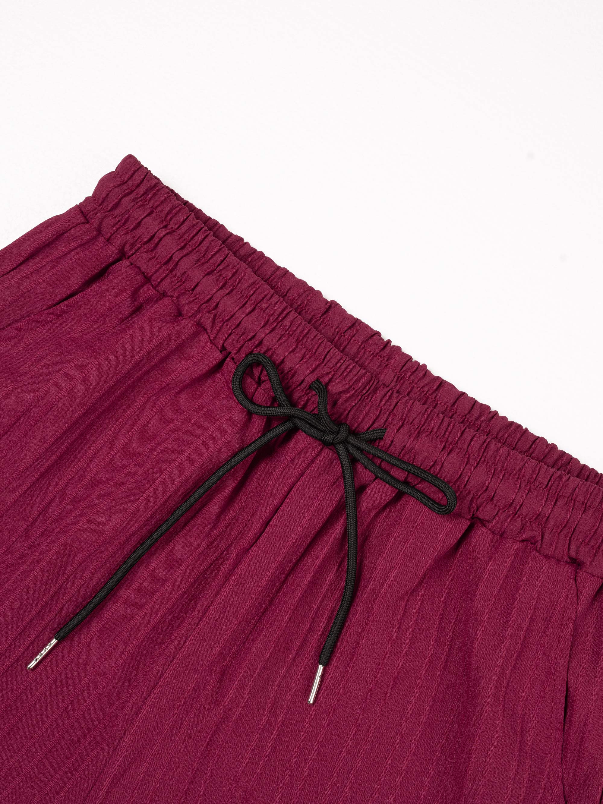 KZZ Men's Maroon Button-Front Shirt & Drawstring Pocket Trousers Set - Casual Short Sleeve Fitted Shirt & Elastic Waist Trousers for Summer Wear - Formal Menswear, FallFreshness Shortsleeve christmas gifts for him SpringStatements