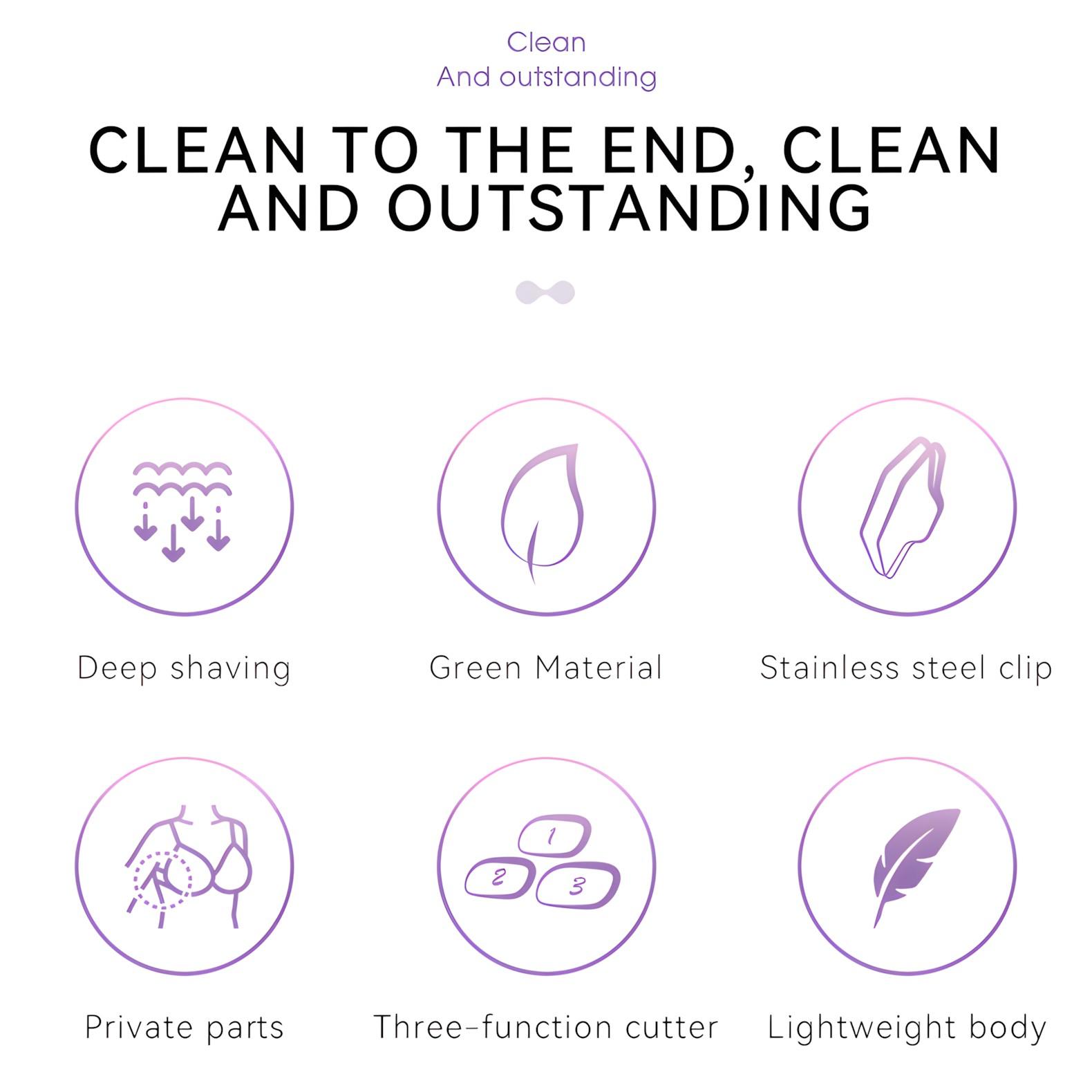 3 in 1 Electric Hair Removal Instrument, 1 Set Rechargeable Hair Removal Machine with Replace Heads, Personal Care Appliances for Women